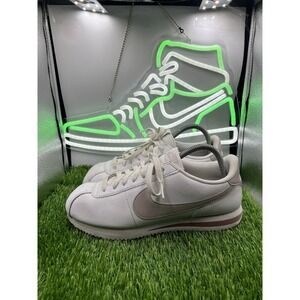 Nike Cortez Leather White/Platinum Violet DN1791-105 Women's‎ Shoes Size 9.5